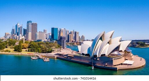 Sydney skyline and harbour, where Training SpaceFinder operates